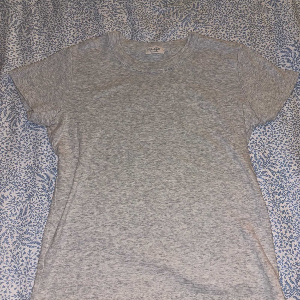 Brandy Melville Gray Short Sleeve Tee